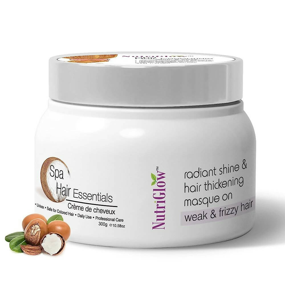 NutriGlow Hair Spa Cream With Volumizing & Shine Lock Formula for Weak & Frizzy Hair - Distacart