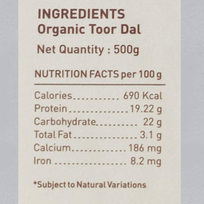 Pure & Sure Toor Dal Traditional Organic Pulses online