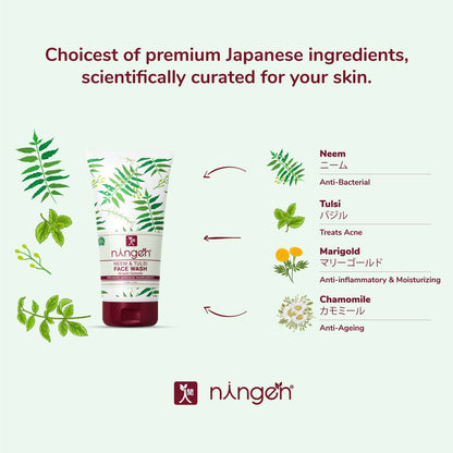 Ningen Neem and Tulsi Face Wash - Distacart