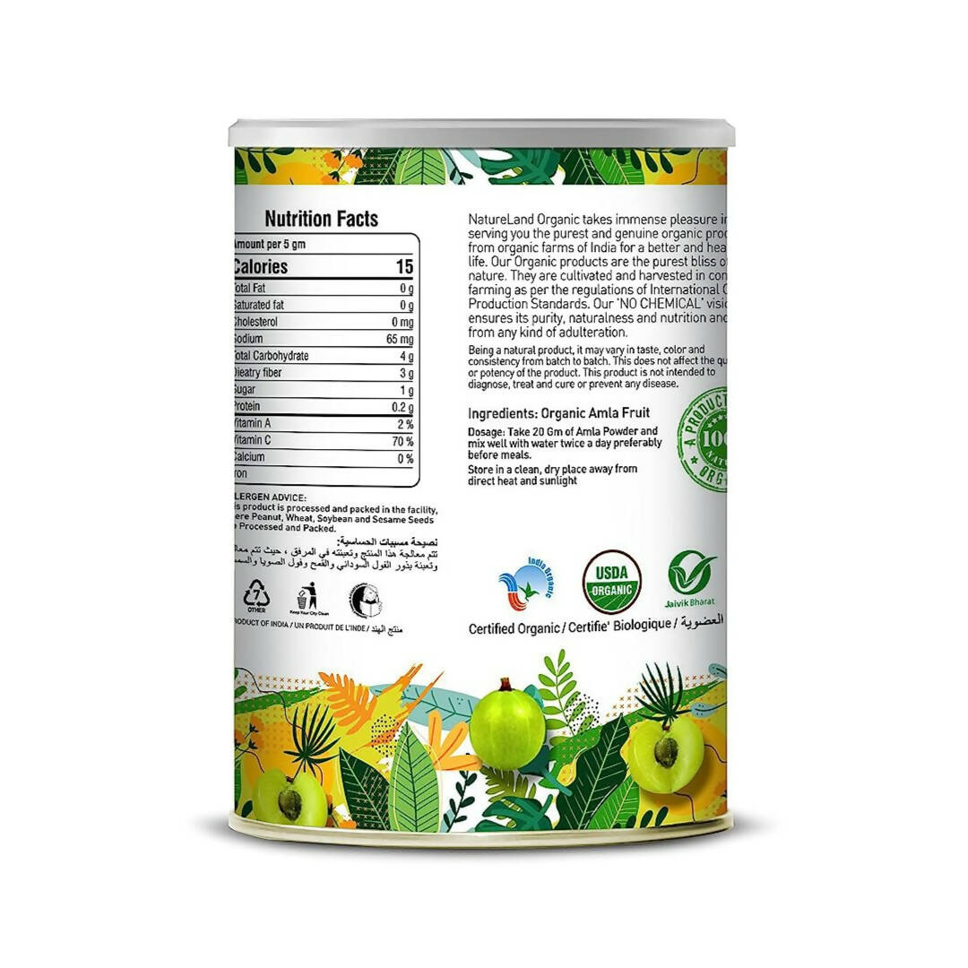 Natureland Organics Amla Powder - Distacart