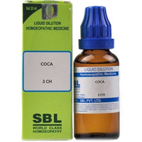 Thumbnail for SBL Homeopathy Coca Dilution 3 CH