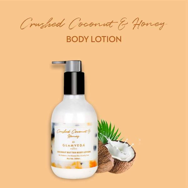 description glamveda crushed coconut honey body lotion crushed coconut