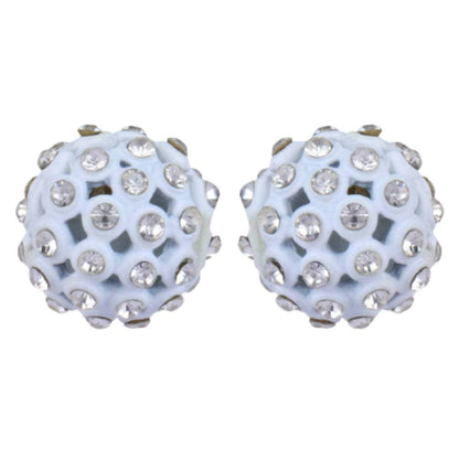 Trendoo Jewelry Gold Plated Stylish Fancyr White Studs