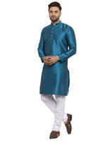Thumbnail for Jompers Men's Peacock Jacquard Kurta Payjama Sets