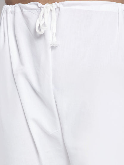 Jompers Men's Coffee Cotton Solid Kurta Payjama Sets
