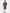 Jompers Men Navy Blue Woven Design Ikkat Straight Kurta with Churidar - Distacart