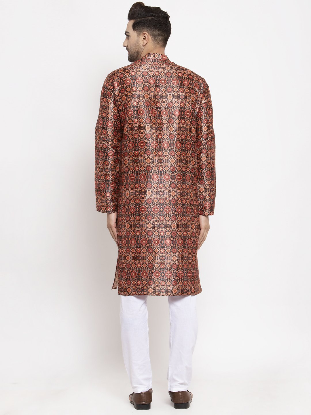 Jompers Men Multi-colour Printed Kurta Only - Distacart
