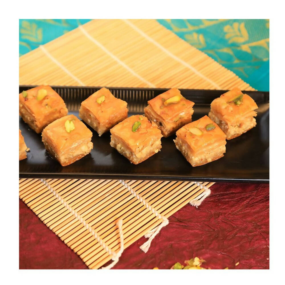 Olive Mithai Almond Square Baklawa - Distacart