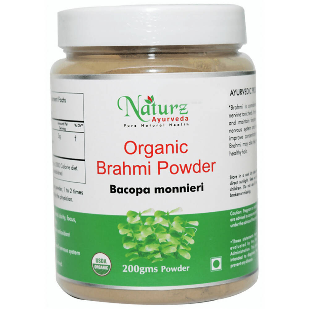 Naturz Ayurveda Organic Brahmi Powder - Distacart