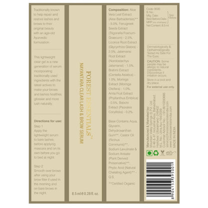 Forest Essentials Nayantara Clear Lash & Brow Serum - Distacart