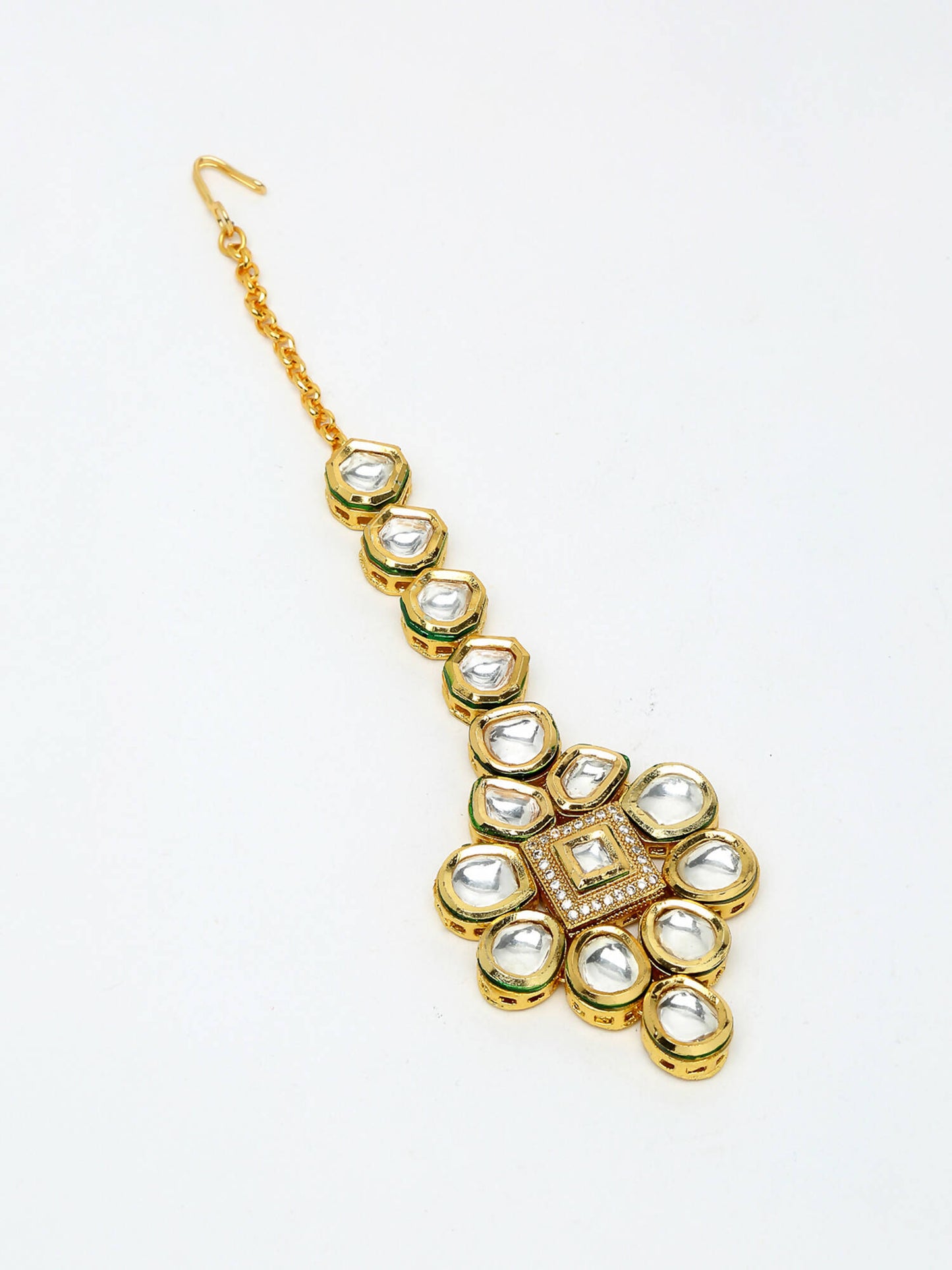 Kundan Maang Tikka - Ruby Raang - Distacart