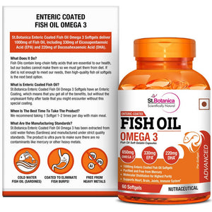 St.Botanica Fish Oil Omega 3 Capsules