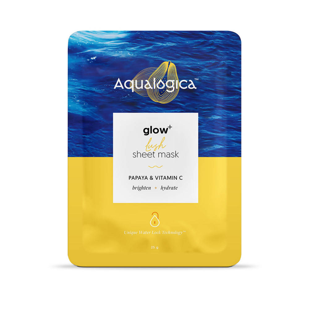 Aqualogica Glow+ Lush Sheet Mask - Distacart