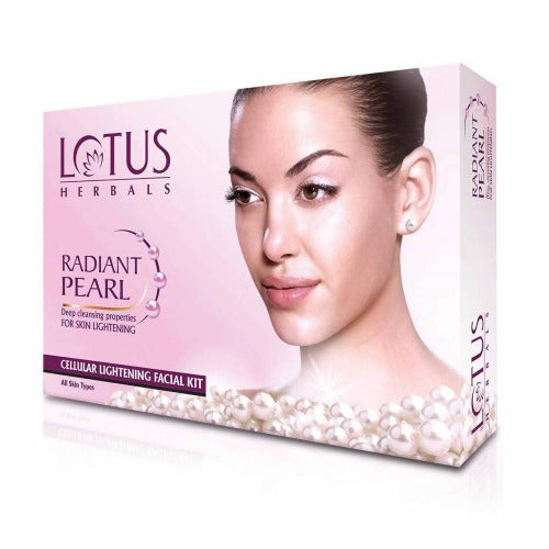 Lotus Herbals Radiant Pearl Facial Kit for Lightening - Distacart