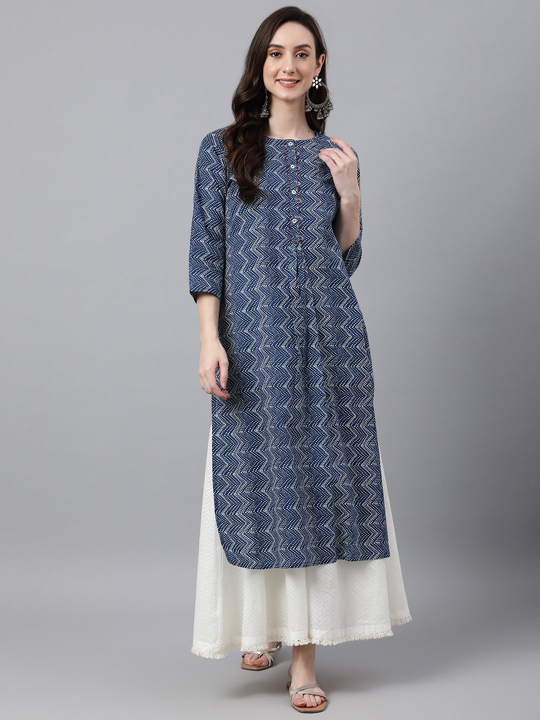 Janasya women's straight kurta sales