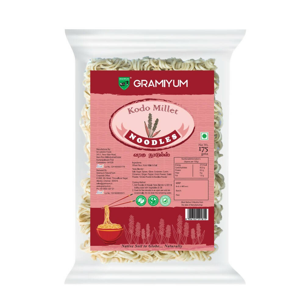 Gramiyum Kodo Millet Noodles - Varagu Noodles - Distacart