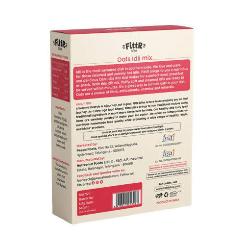 FittR biTes Oats Idli Mix - Distacart