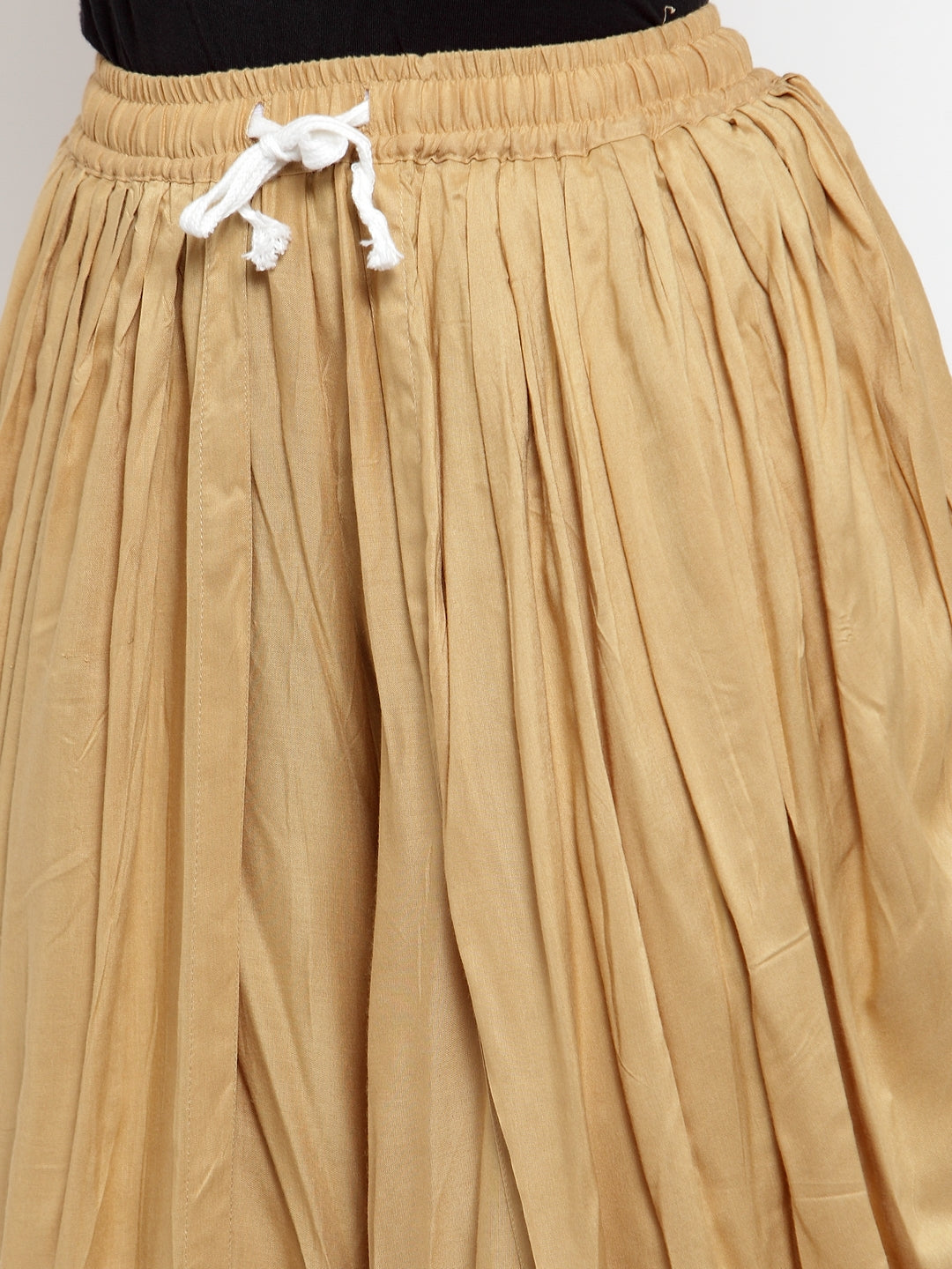 Jompers Women Beige Solid Dhoti - Distacart