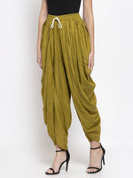Thumbnail for Jompers Women Green Solid Dhoti - Distacart