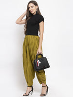 Thumbnail for Jompers Women Green Solid Dhoti - Distacart