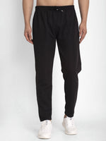 Thumbnail for Jainish Men's Black Solid Track Pants ( JOG 014Black ) - Distacart