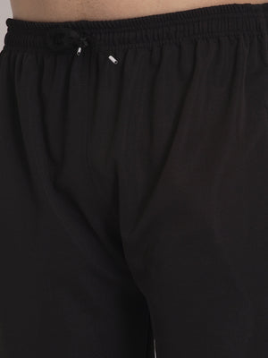 Jainish Men's Black Solid Track Pants ( JOG 014Black ) - Distacart