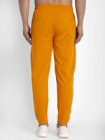Thumbnail for Jainish Men's Mustard Solid Track Pants ( JOG 014Mustard ) - Distacart