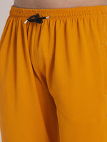 Thumbnail for Jainish Men's Mustard Solid Track Pants ( JOG 014Mustard ) - Distacart
