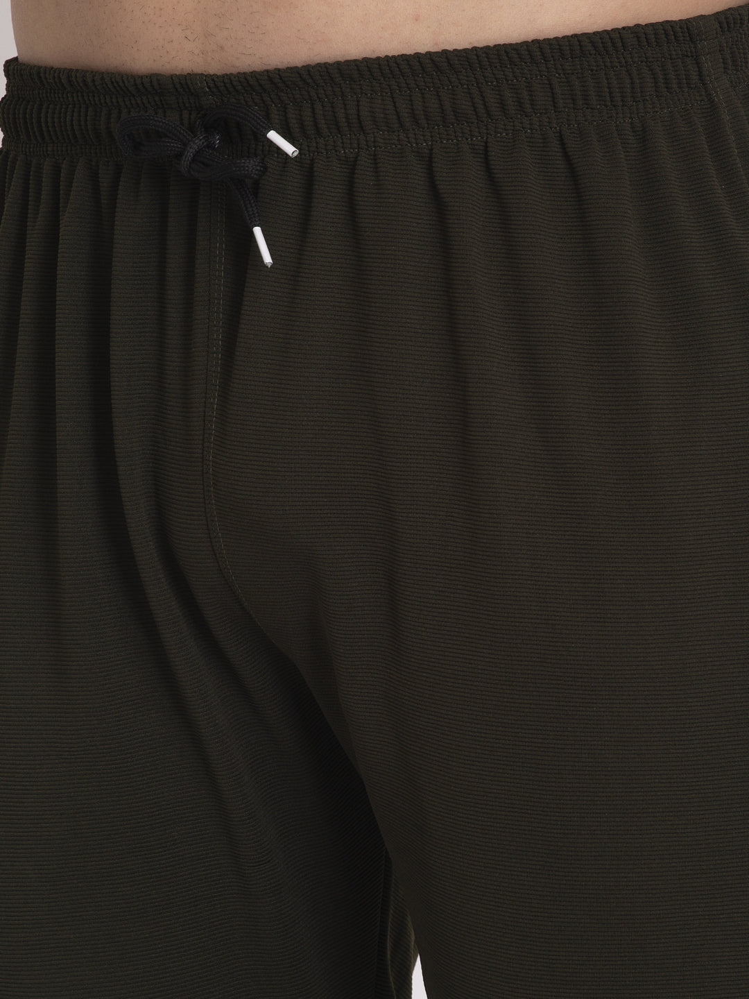 Jainish Men's Olive Solid Track Pants ( JOG 014Olive ) - Distacart
