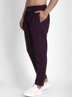 Thumbnail for Jainish Men's Purple Solid Track Pants ( JOG 014Purple ) - Distacart