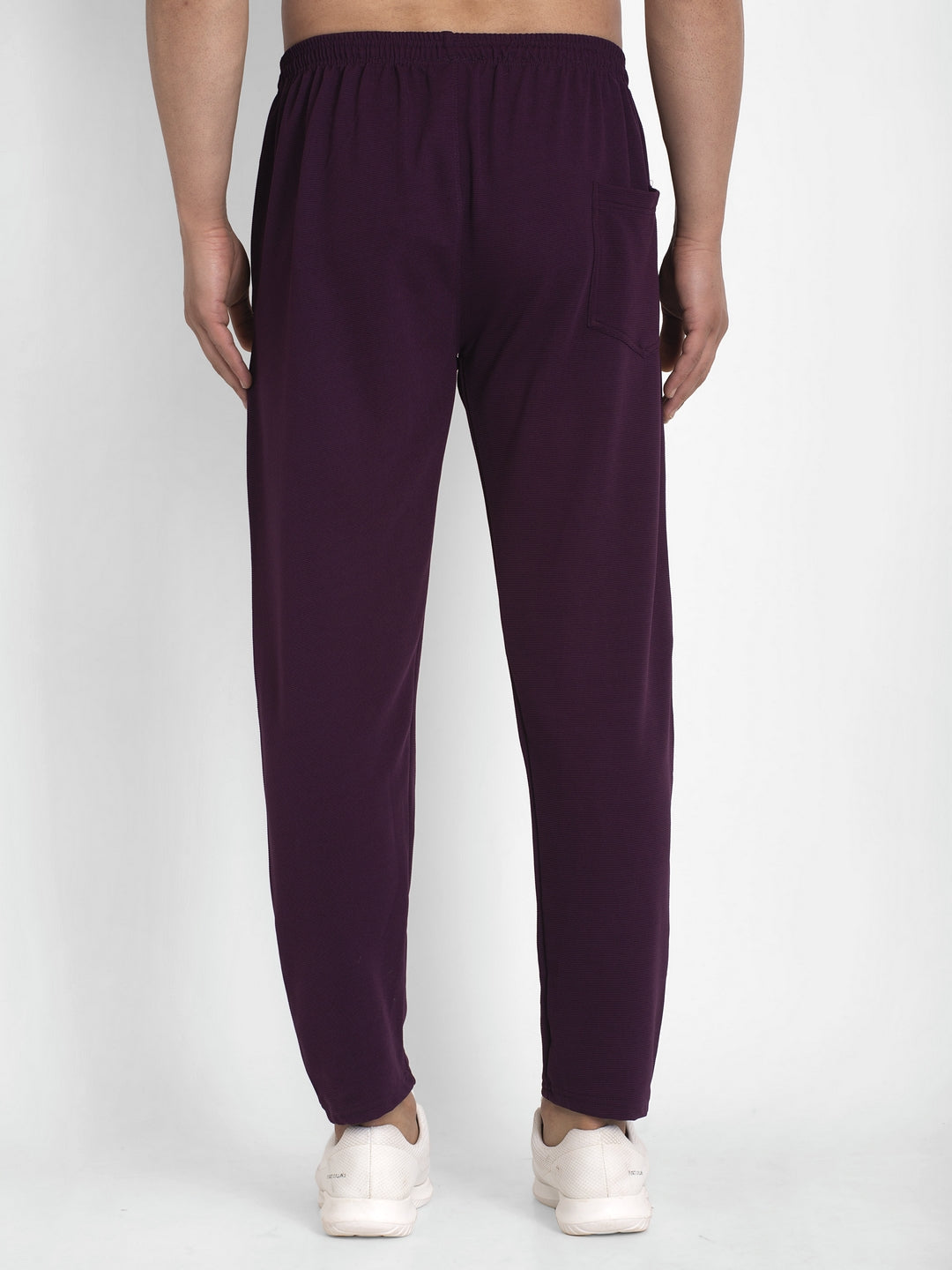 Jainish Men's Purple Solid Track Pants ( JOG 014Purple ) - Distacart