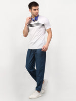 Thumbnail for Jainish Men's Blue Cotton Checked Track Pants ( JOG 017Blue ) - Distacart