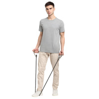 Thumbnail for Jainish Men's Beige Cotton Striped Track Pants ( JOG 020Cream ) - Distacart