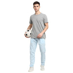 Thumbnail for Jainish Men's Blue Cotton Striped Track Pants ( JOG 020Sky ) - Distacart