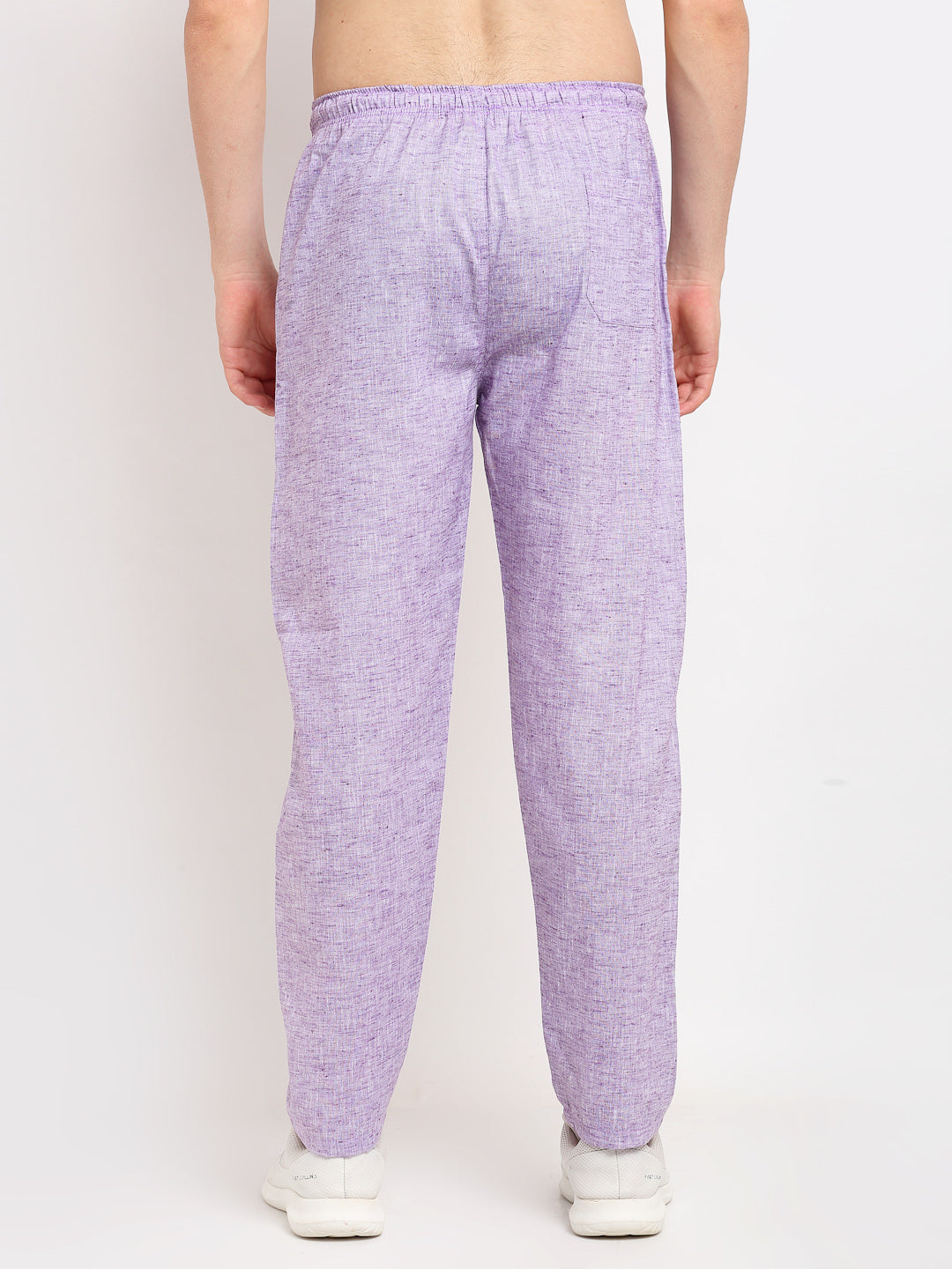 Jainish Men's Purple Linen Cotton Track Pants ( JOG 021Purple ) - Distacart