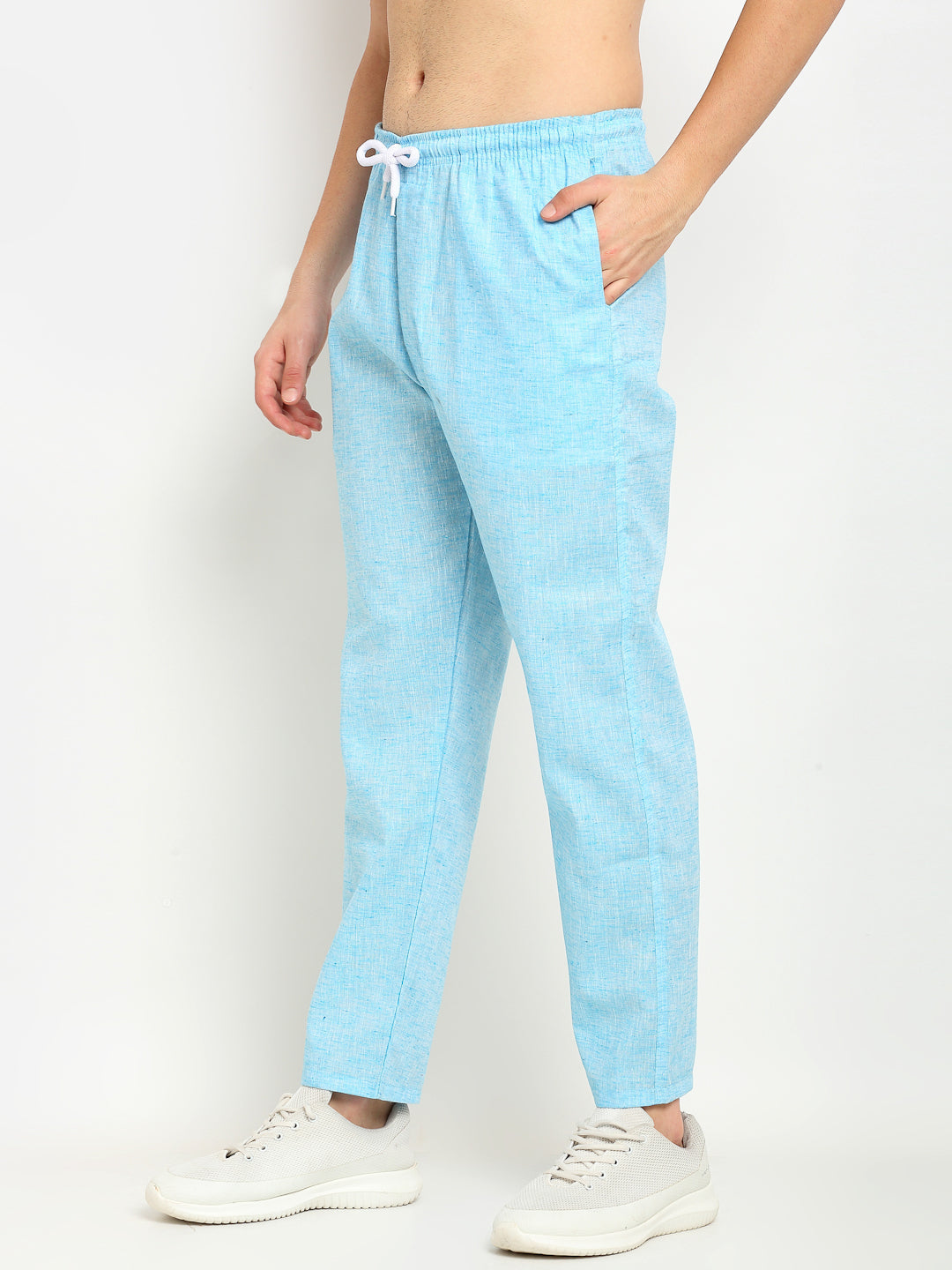 Girls Linen Track Pant