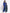 Jompers Women Royal-Blue Solid Kurta with Palazzos & Blue Art-Silk Printed Dupatta - Distacart