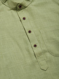 Thumbnail for Jompers Men's Pista Cotton Solid Kurta Pyjama