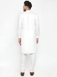 Thumbnail for Jompers Men White Solid Kurta Only - Distacart