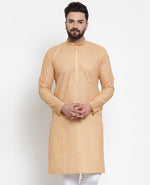 Thumbnail for Jompers Men Orange Self-design Kurta Only - Distacart