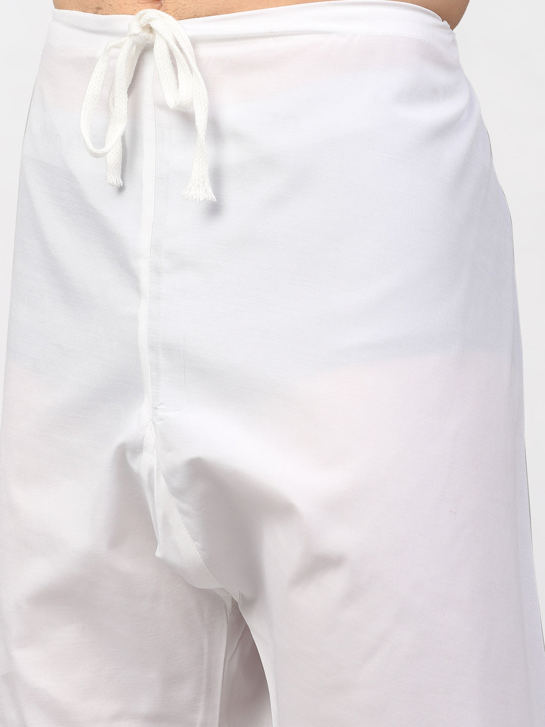 Jompers Men's Beige Woven Kurta Pajama