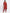 Jompers Women Red Self-Striped Kurta with Trousers - Distacart