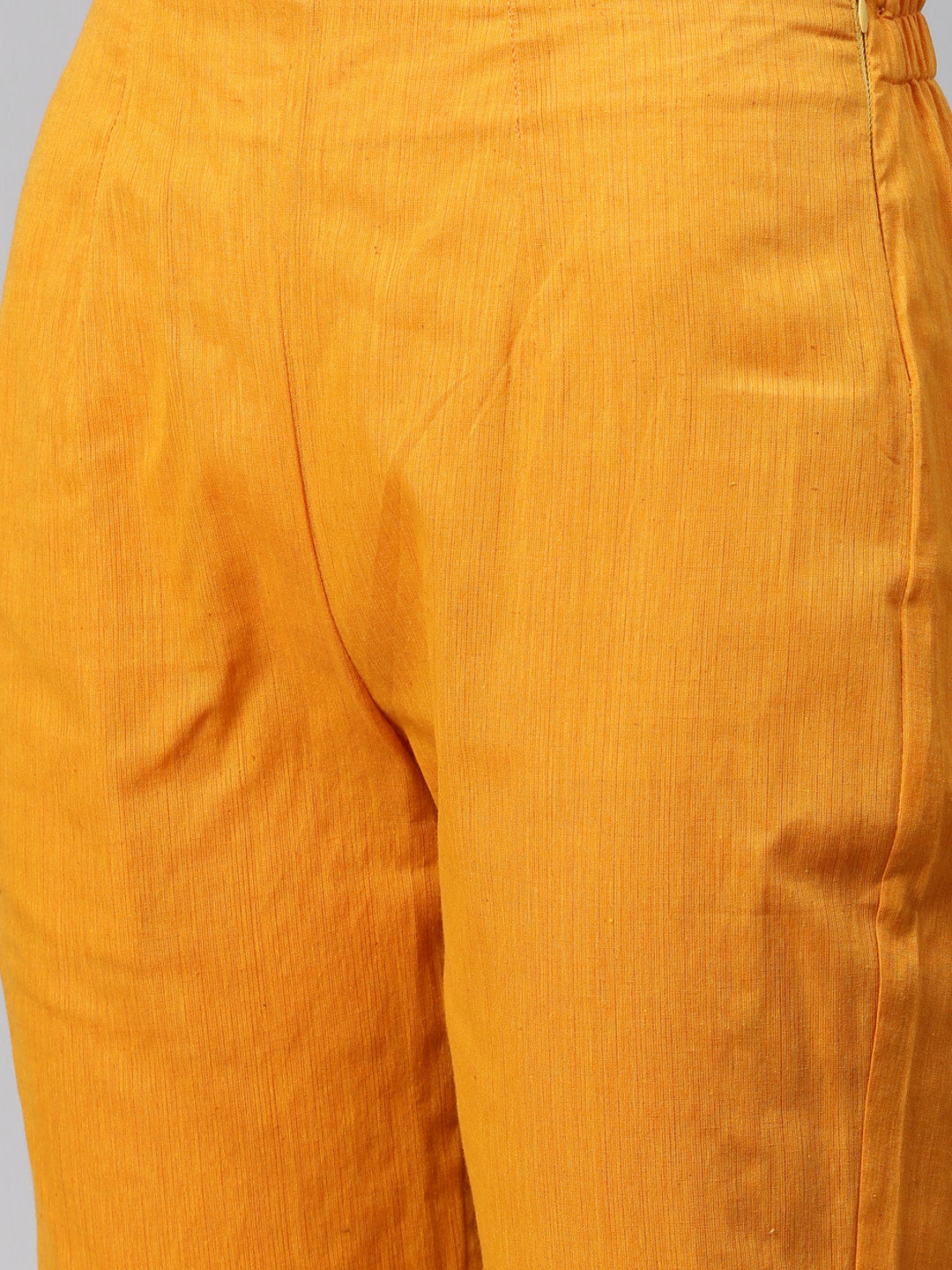 Jompers Women Yellow Printed Kurta with Trousers - Distacart