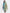Jompers Women Blue & Green Self-Striped Kurta with Trousers & Floral Georgette Dupatta - Distacart