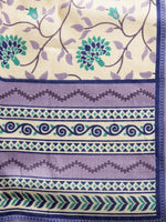 Thumbnail for Jompers Women Blue & Green Self-Striped Kurta with Trousers & Printed Dupatta - Distacart