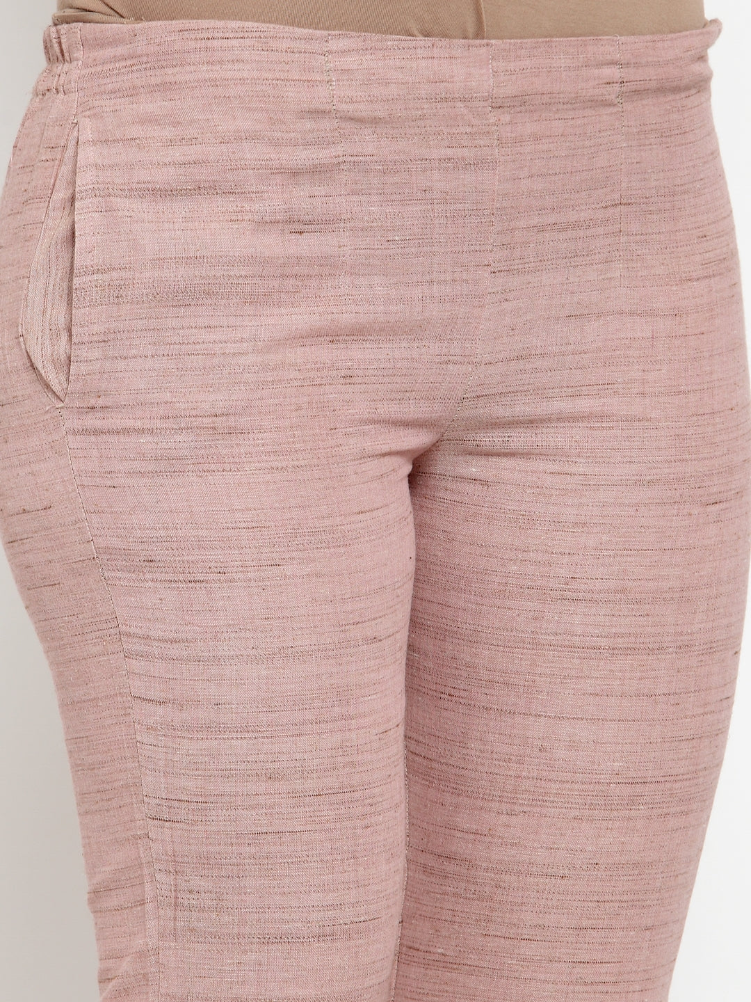 Jompers Women Pink Solid Kurta with Trousers & Dupatta - Distacart