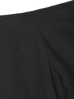 Thumbnail for Jompers Women Black Smart Slim Fit Solid Bottom Flared Trousers - Distacart
