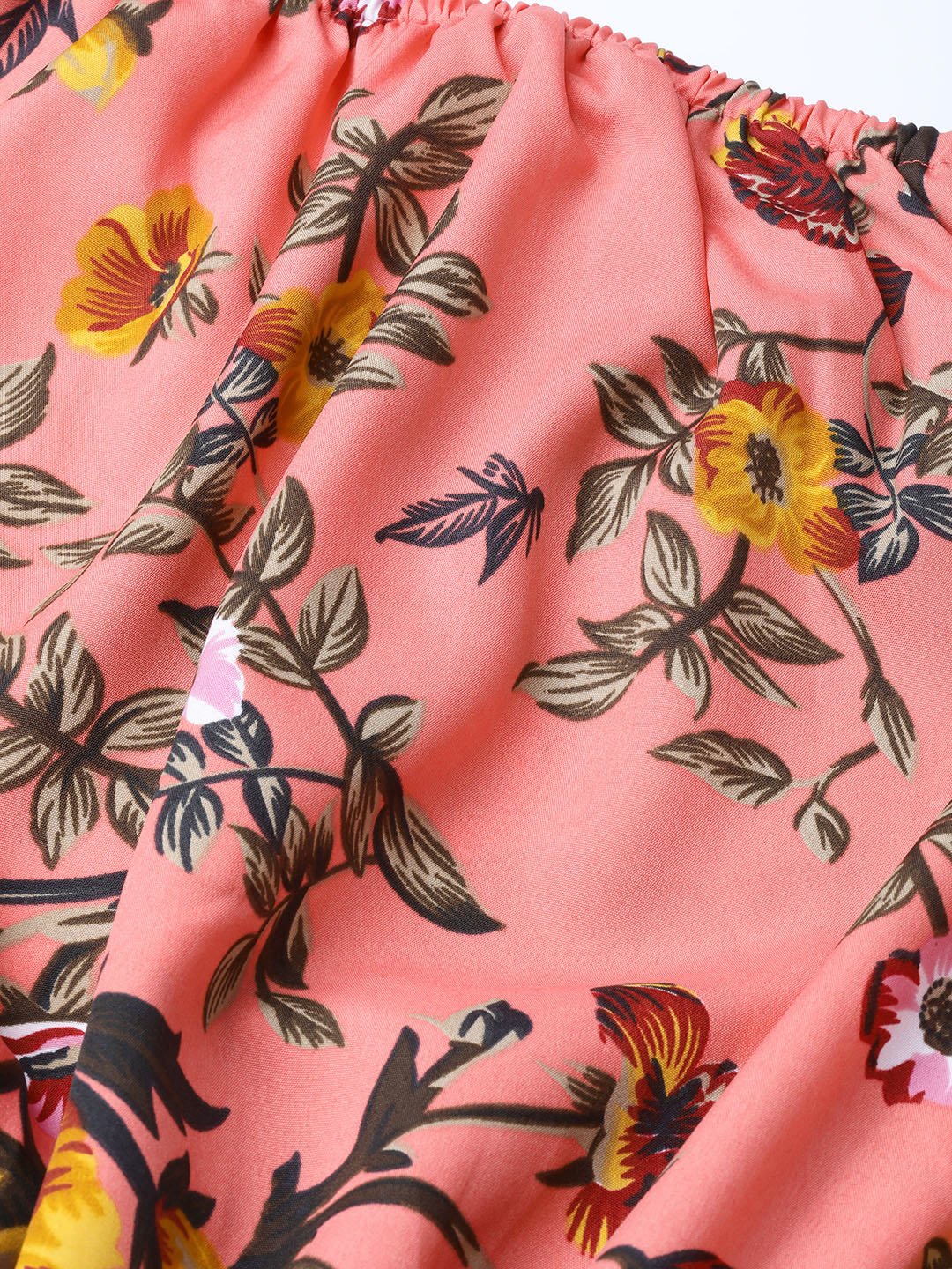 Jompers Women Pink Printed Bardot Top - Distacart