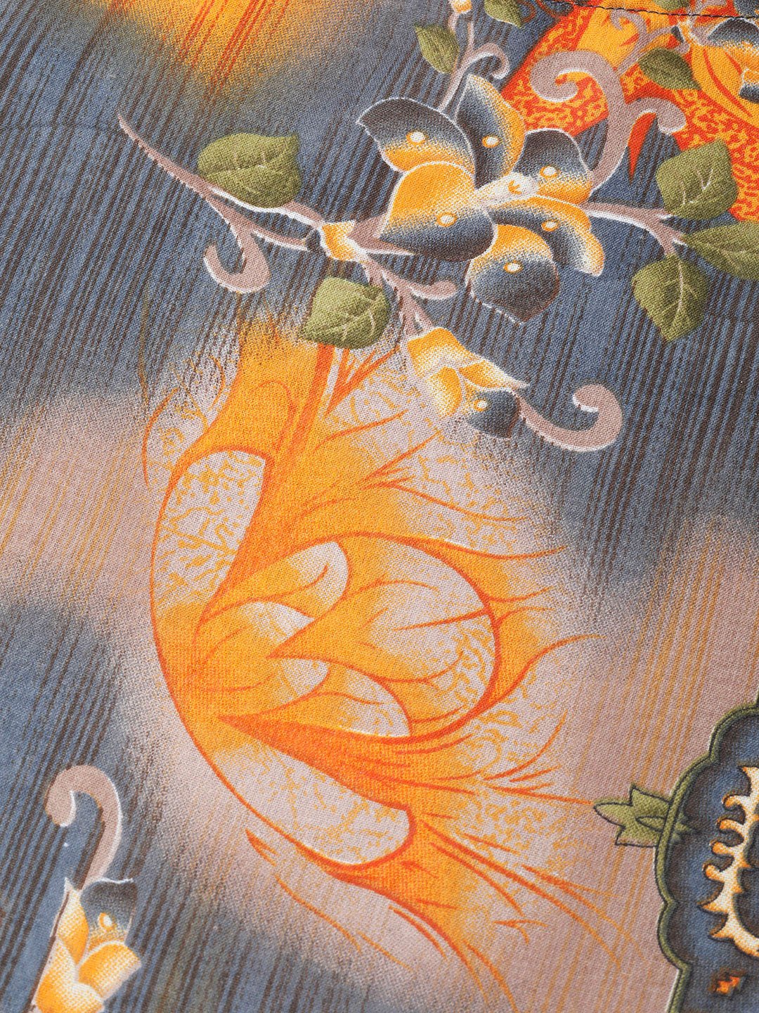 Jompers Women Grey & Mustard Printed Top - Distacart