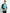 Jompers Men's Blue Solid Nehru Jacket with Square Pocket